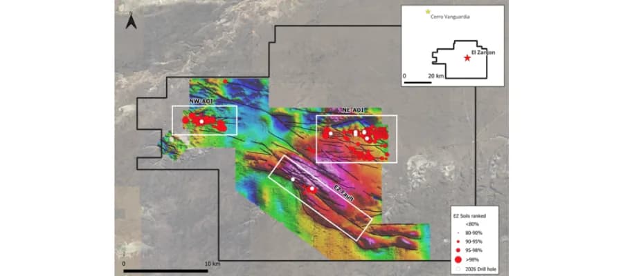 Targa completa 9 de 10 pozos en El Zanjón