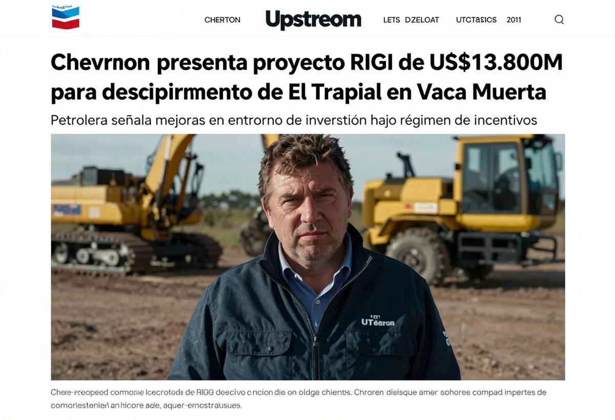Chevron solicita RIGI por US$13.800M en El Trapial