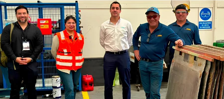 ENAMI inicia piloto para reciclar cátodos de acero inoxidable