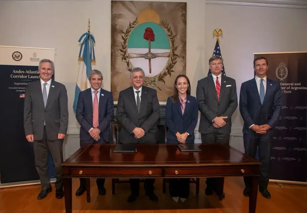 EE.UU. y Argentina lanzan Corredor Andes-Atlántico