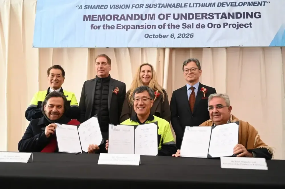 POSCO inaugura Planta II de litio en Sal de Oro